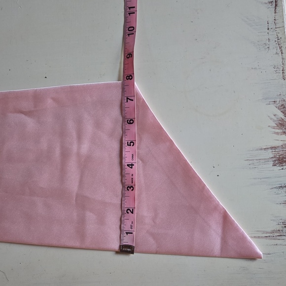 Large Long Pink Satin Pin On Costume Bow Accessory - Picture 12 of 13